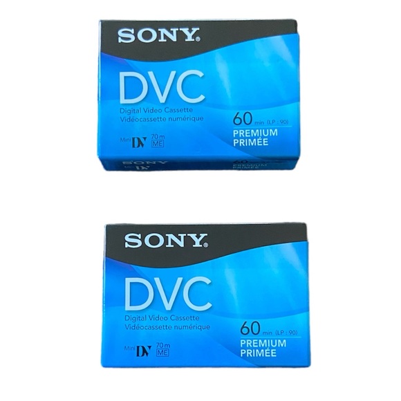 Sony Other - Sony - Premium Mini Digital Video
Cassette Single - DVM60PRR - 2 cassettes
